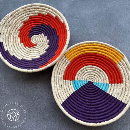 Sabai Grass Wall Baskets - Set of 2